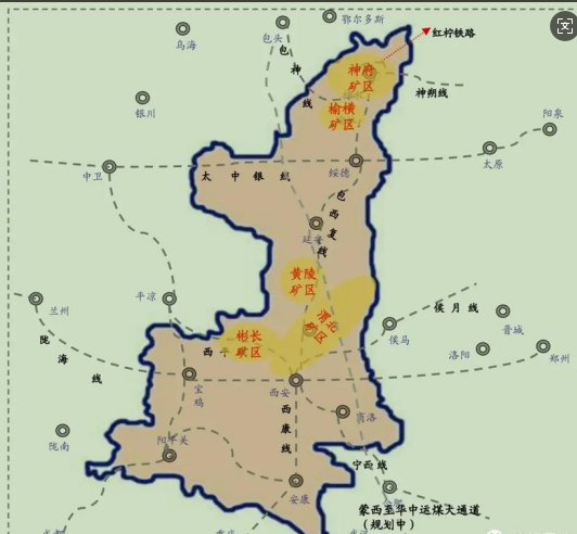 陕西省主要煤炭运输站台概况